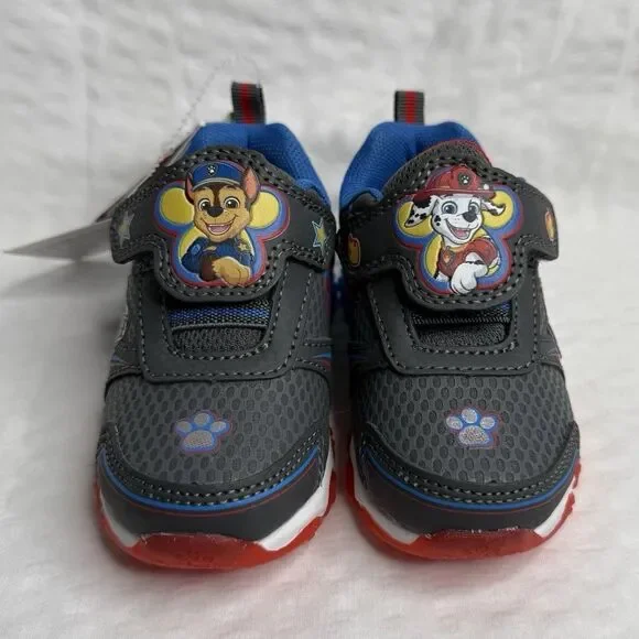 Paw Patrol Baby Infant Light-Up Athletic Sneakers Size 5c Boys Walking Shoes NWT - Picture 6 of 13